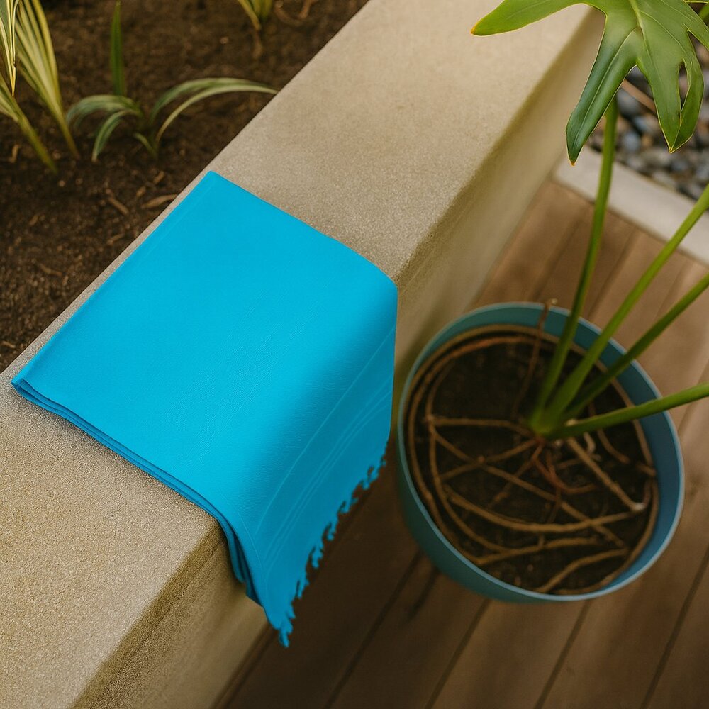 Turquoise Beach Towel - Premium Lightweight Turkish Towel